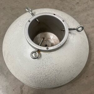 Vintage MCM 50's Penetray Christmas tree stand base glitter sparkly U.S.A